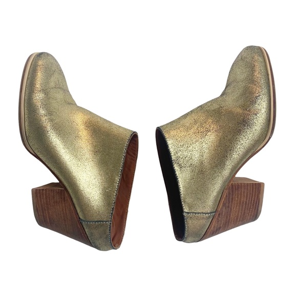 Rachel Comey gold dust woman Mars mule wooden heel soft leather - Picture 6 of 9